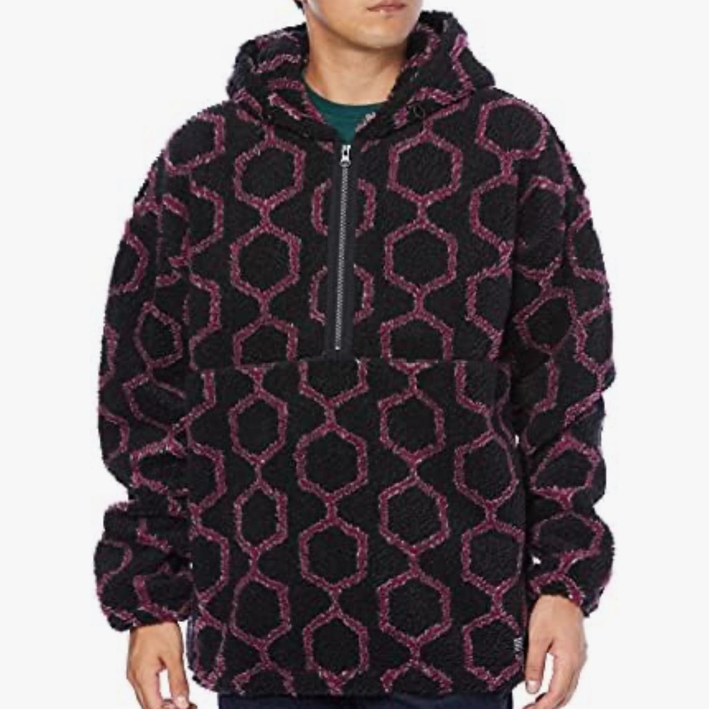 Levi's Hoodie Cozy Half Zip Hoodie in KEIKO CAVIAR